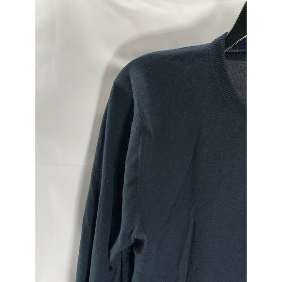 A.P.C. Rue Madame Paris Men's Black Solid Cotton-Cashmere Crewneck Sweater SZ S - Picture 3 of 8